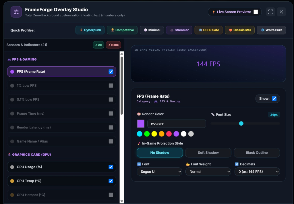 FrameForge Overlay Studio Desktop